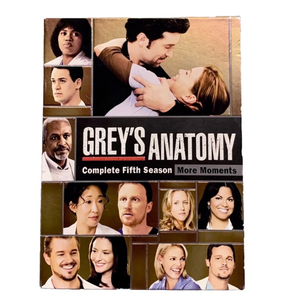 GREY’S ANATOMY  Complete 5th Season (More Moments) Like NEW!